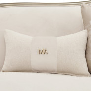 Camellia Field Asymmetrical Sofa Cornsilk Caramel Collection by Michael Amini  9090816-CNSLK-134