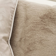 Camellia Field Asymmetrical Sofa Cornsilk Caramel Collection by Michael Amini  9090816-CNSLK-134