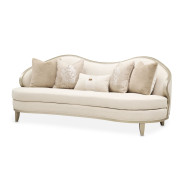 Camellia Field Sofa Cornsilk Caramel Collection By Michael Amini 9090815-CNSLK-134