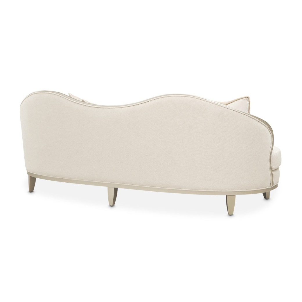Camellia Field Sofa Cornsilk Caramel Collection By Michael Amini 9090815-CNSLK-134