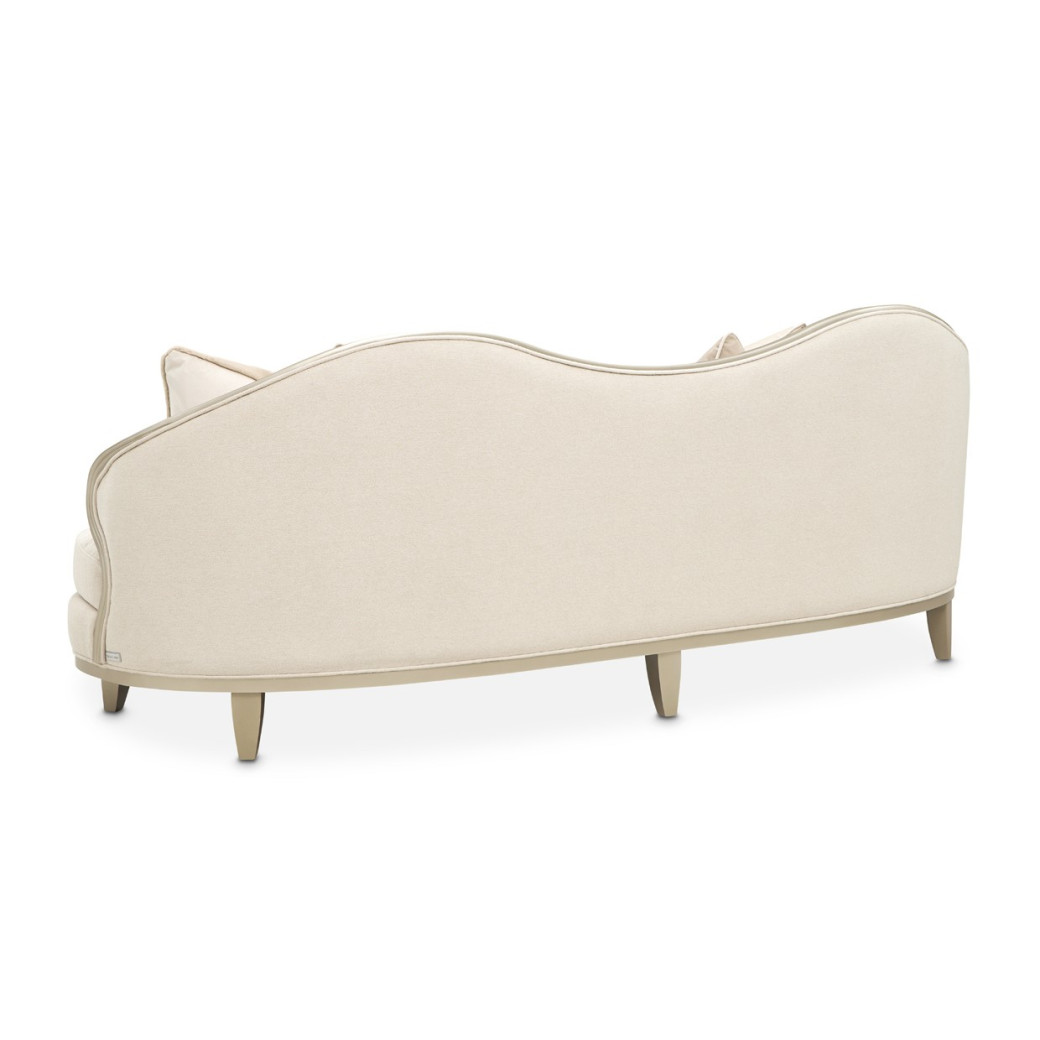 Camellia Field Sofa Cornsilk Caramel Collection By Michael Amini 9090815-CNSLK-134