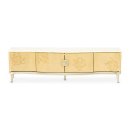 Media Cabinet Camellia Field Caramel Collection by Michael 9090081-134 Amini