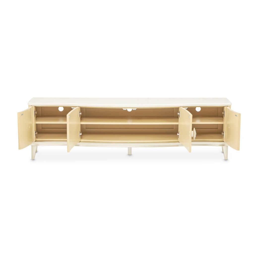 Media Cabinet Camellia Field Caramel Collection by Michael 9090081-134 Amini