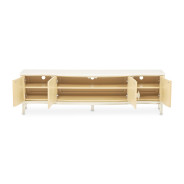 Media Cabinet Camellia Field Caramel Collection by Michael 9090081-134 Amini