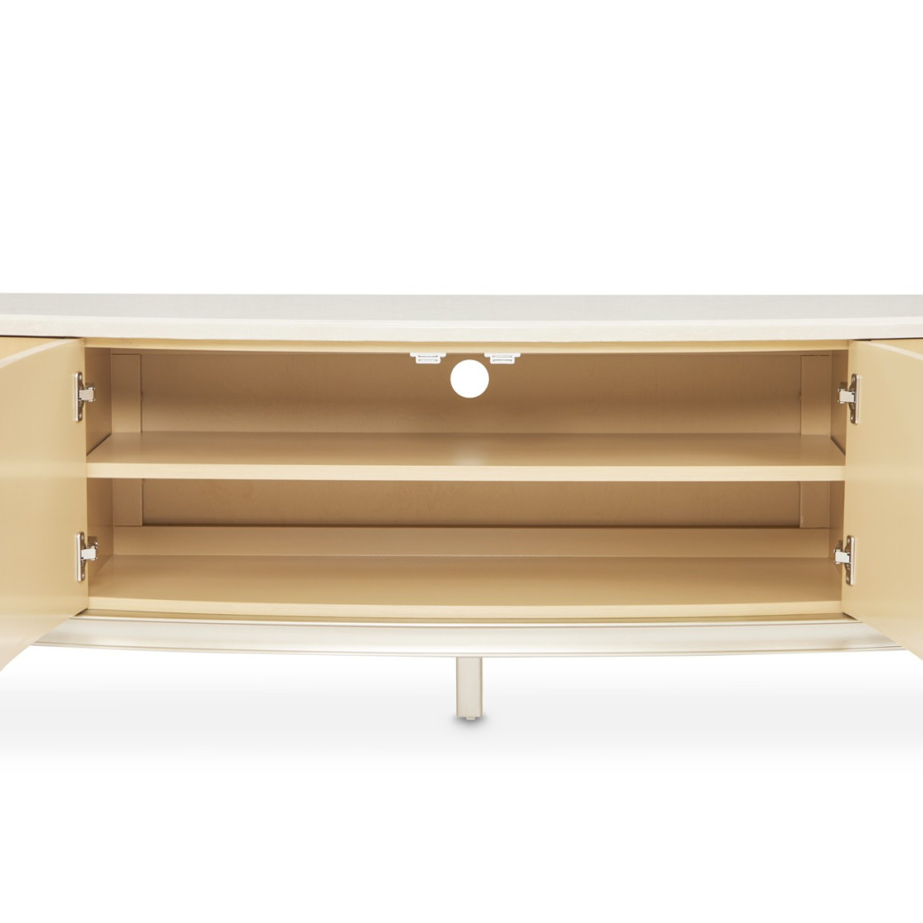 Media Cabinet Camellia Field Caramel Collection by Michael 9090081-134 Amini
