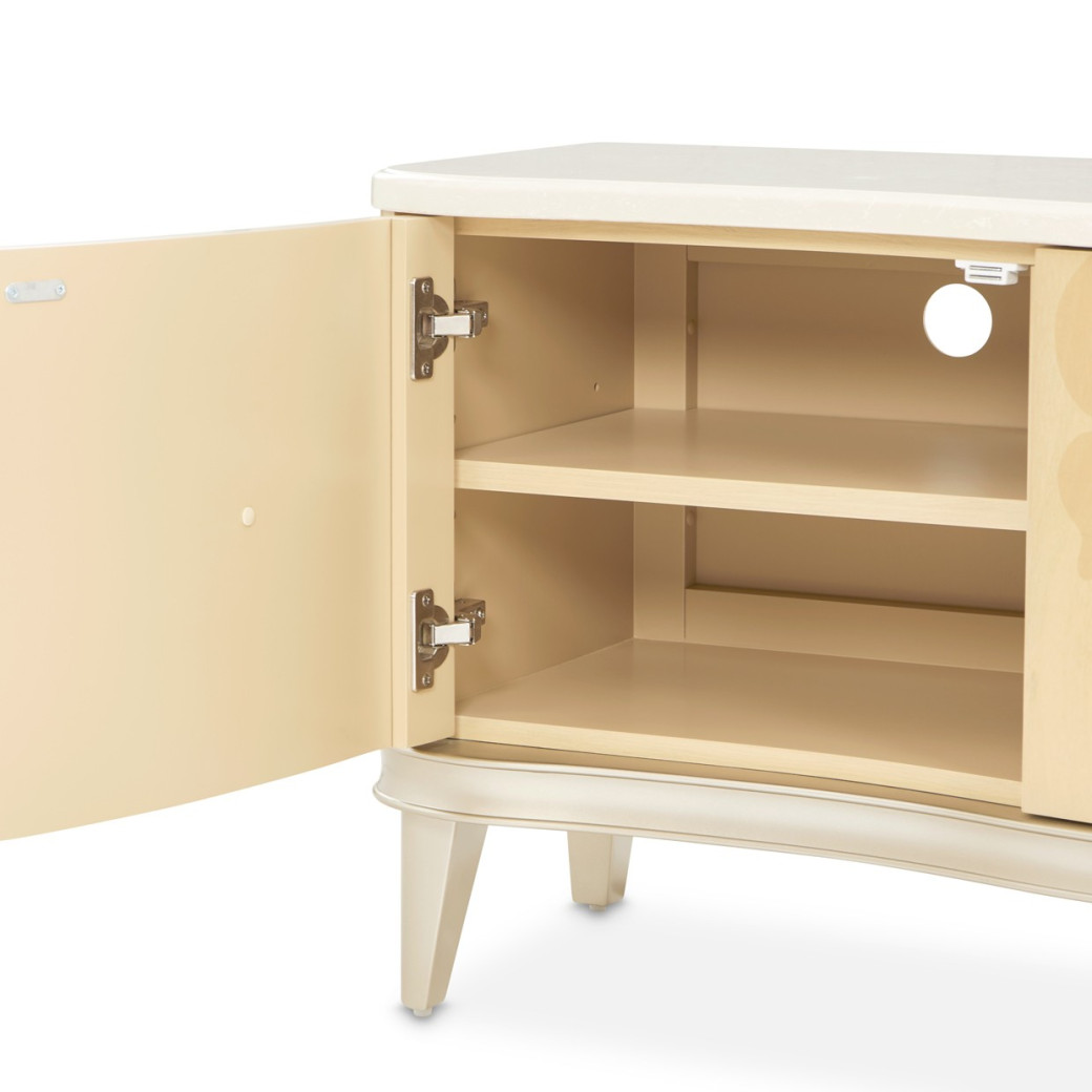 Media Cabinet Camellia Field Caramel Collection by Michael 9090081-134 Amini