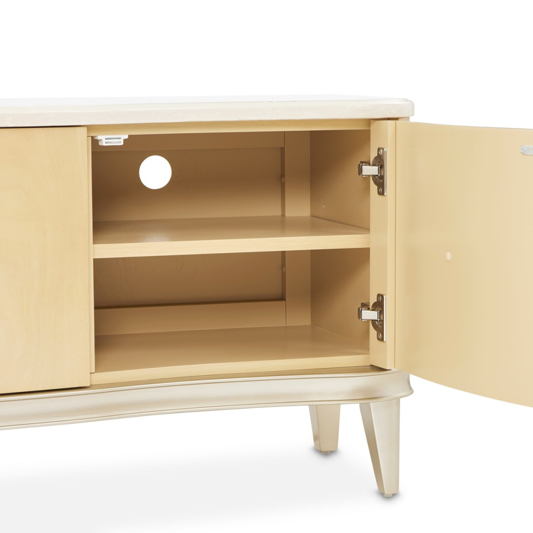 Media Cabinet Camellia Field Caramel Collection by Michael 9090081-134 Amini