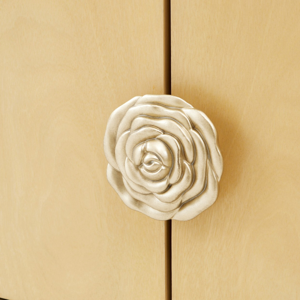 Media Cabinet Camellia Field Caramel Collection by Michael 9090081-134 Amini