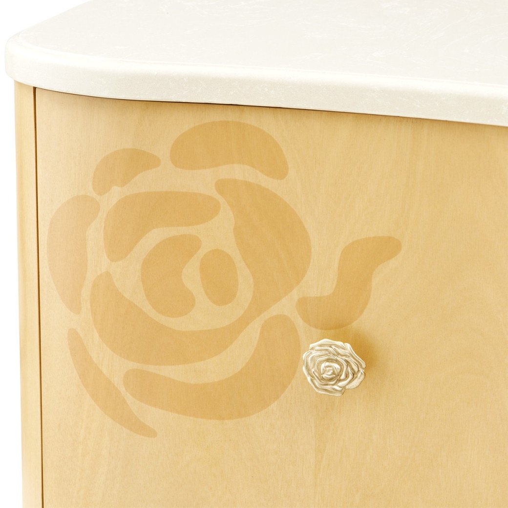 Media Cabinet Camellia Field Caramel Collection by Michael 9090081-134 Amini