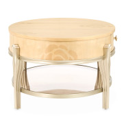 Camellia Field Oval Cocktail Table Caramel Collection By Michael Amini  9090201-134