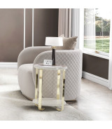 Sofa Beige Gold Ariana Collection by Michael Amini.LFR-ARNA815-BGE-806