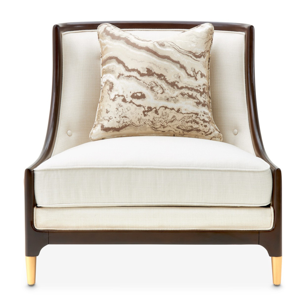 Accent Chair Belmont Place Collection By Michael Amini 9085834-CREAM-409