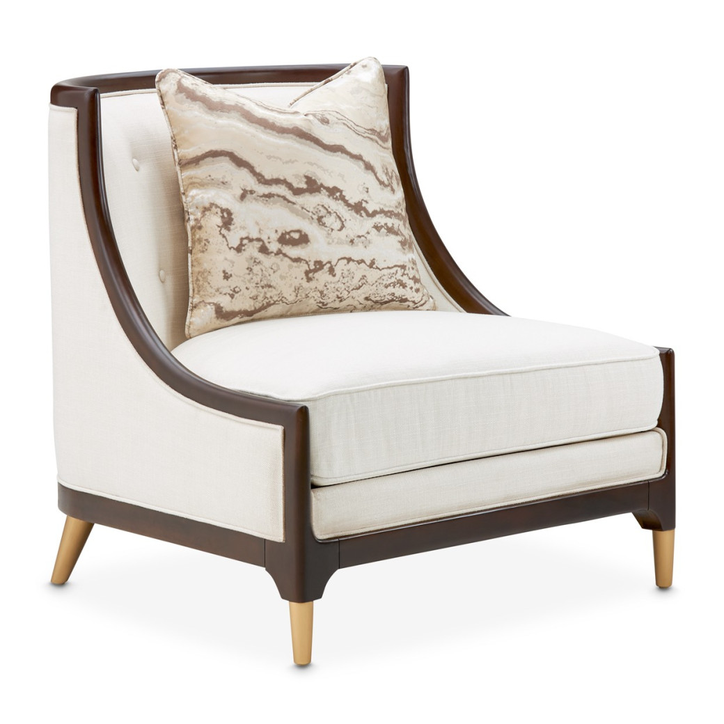 Accent Chair Belmont Place Collection By Michael Amini 9085834-CREAM-409