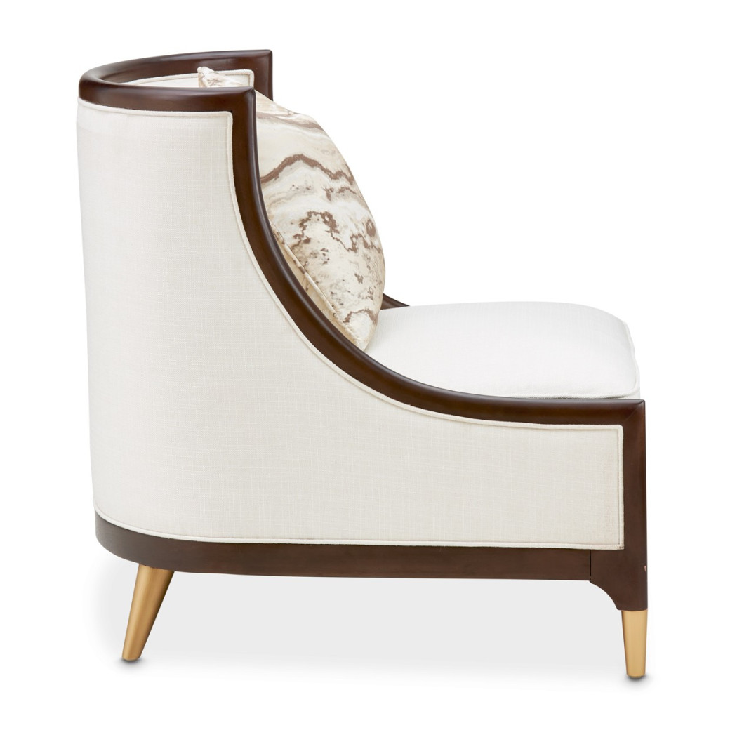 Accent Chair Belmont Place Collection By Michael Amini 9085834-CREAM-409