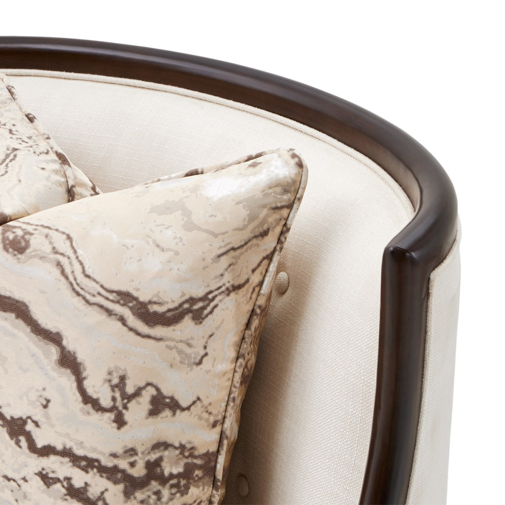 Accent Chair Belmont Place Collection By Michael Amini 9085834-CREAM-409