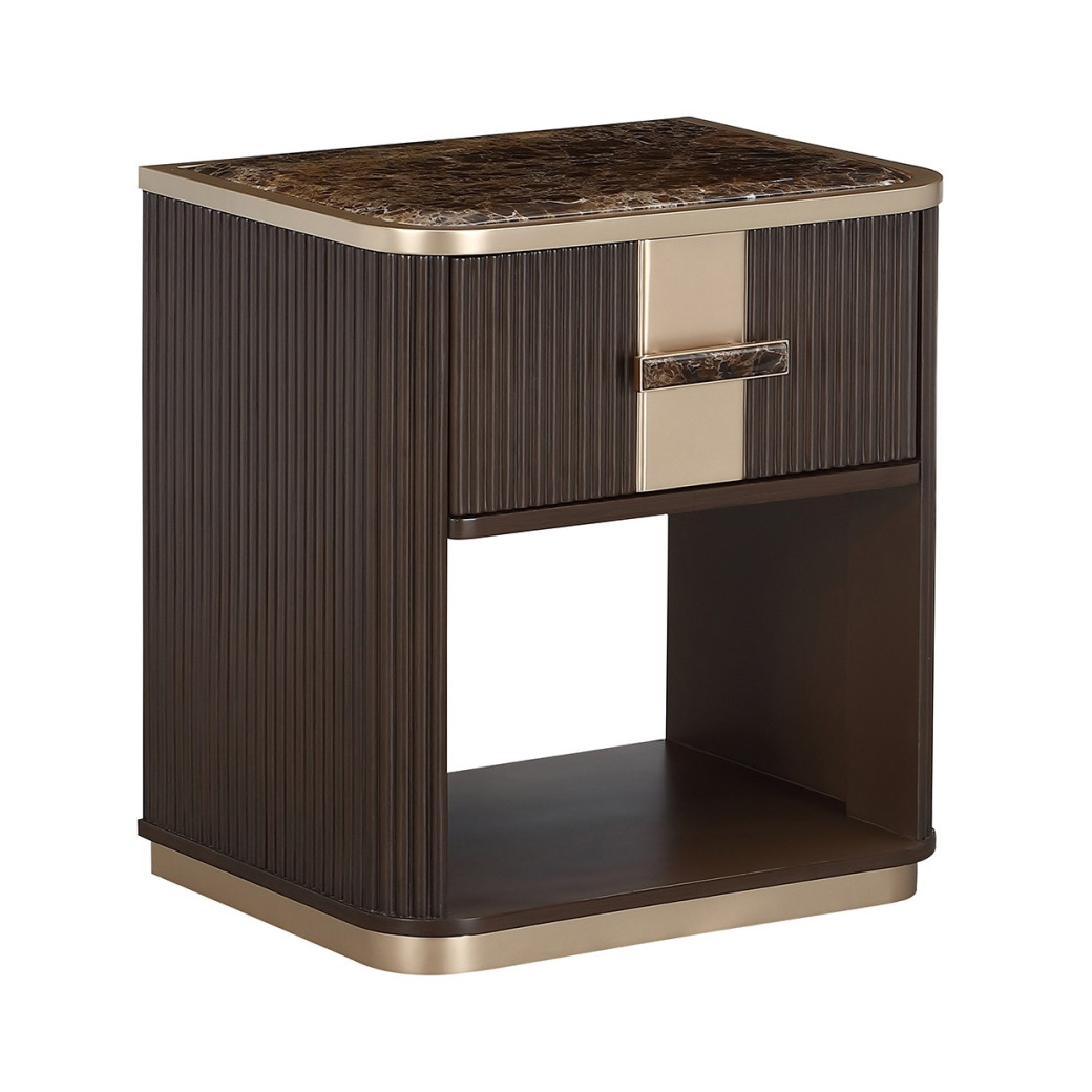 1-Drawer Nightstand West Kensington Collection By Michael Amini 9096040-417