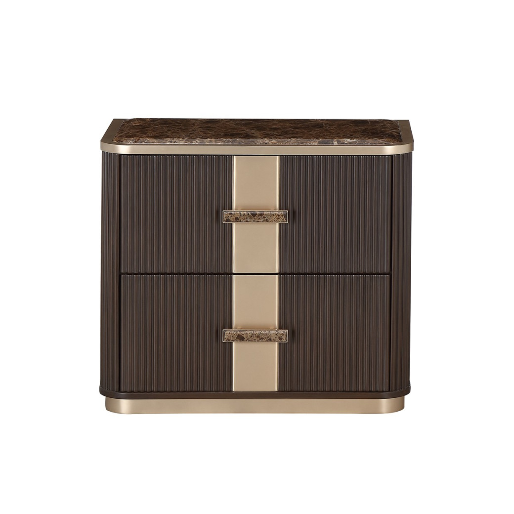 2-Drawer Nightstand West Kensington Collection By Michael Amini 9096042-417