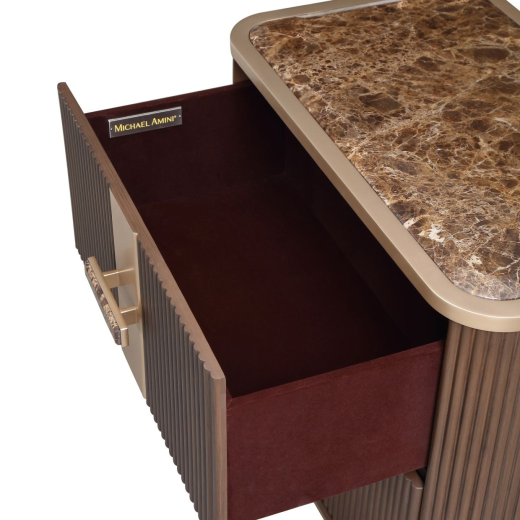 2-Drawer Nightstand West Kensington Collection By Michael Amini 9096042-417