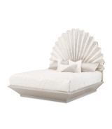 Eastern King Fan Bed Fantosini Silver Collection by Michael Amini 9091000QN3-834