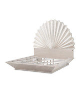 Eastern King Fan Bed Fantosini Silver Collection by Michael Amini 9091000QN3-834