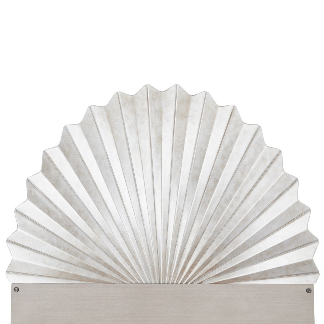 Eastern King Fan Bed Fantosini Silver Collection by Michael Amini 9091000QN3-834