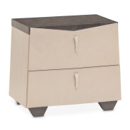 Nightstand Fantosini Silver Mist Collection by Michael Amini. 9091040-823