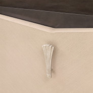 Nightstand Fantosini Silver Mist Collection by Michael Amini. 9091040-823