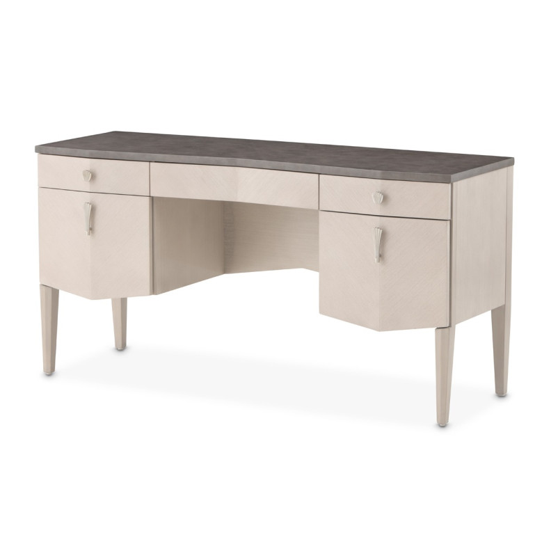 Vanity Desk Fantosini Silver Mist Collection by Michael Amini 9091050SA-823