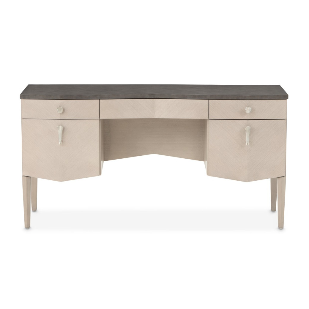 Vanity Desk Fantosini Silver Mist Collection by Michael Amini 9091050SA-823