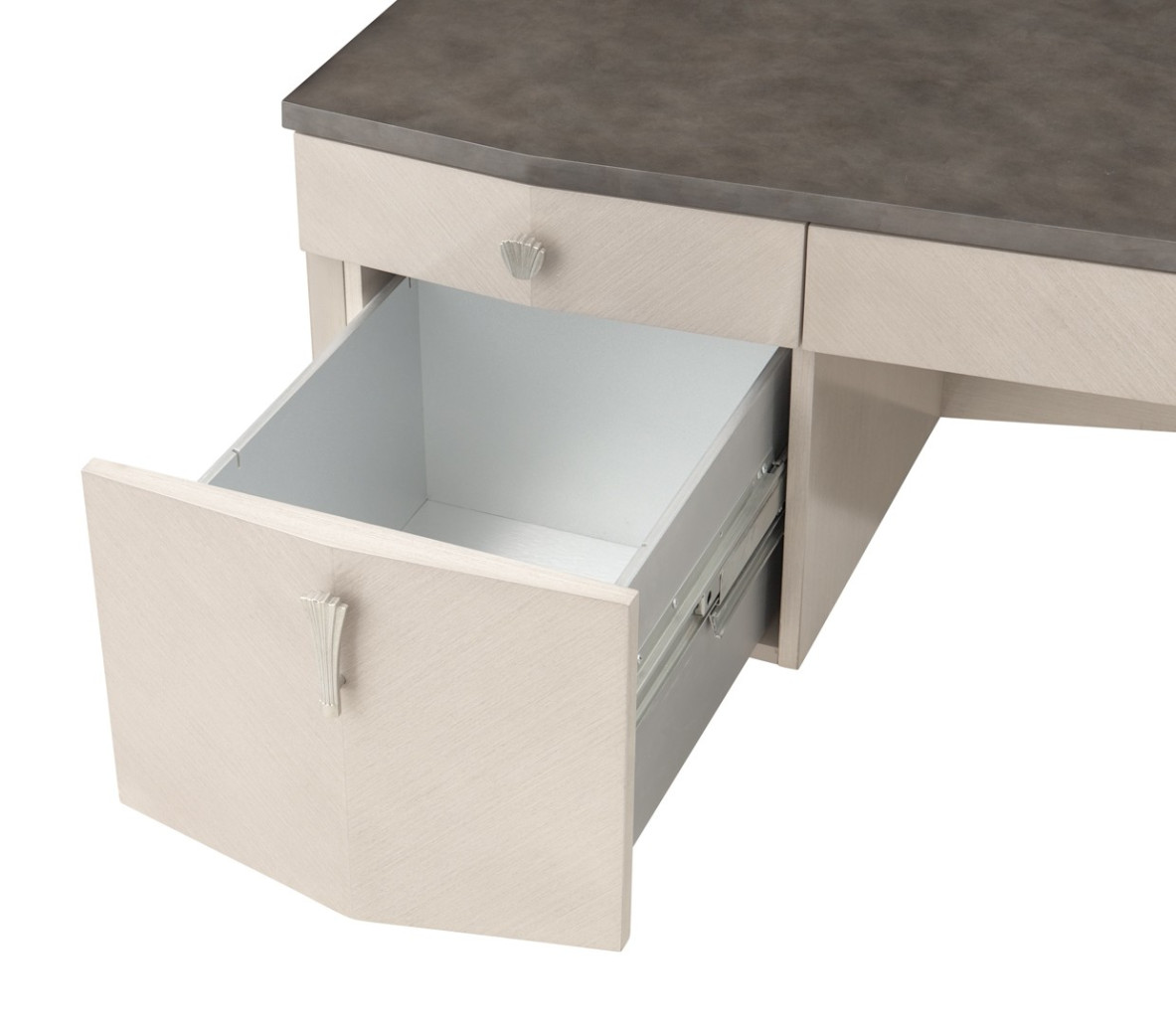 Vanity Desk Fantosini Silver Mist Collection by Michael Amini 9091050SA-823
