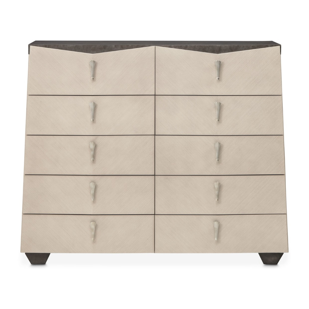 Mule Chest Fantosini Silver Mist Collection by Michael Amini 9091070SA-823