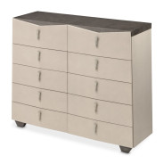 Mule Chest Fantosini Silver Mist Collection by Michael Amini 9091070SA-823