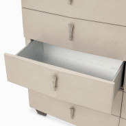 Mule Chest Fantosini Silver Mist Collection by Michael Amini 9091070SA-823
