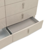 Mule Chest Fantosini Silver Mist Collection by Michael Amini 9091070SA-823