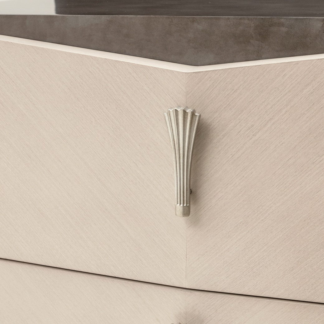 Mule Chest Fantosini Silver Mist Collection by Michael Amini 9091070SA-823
