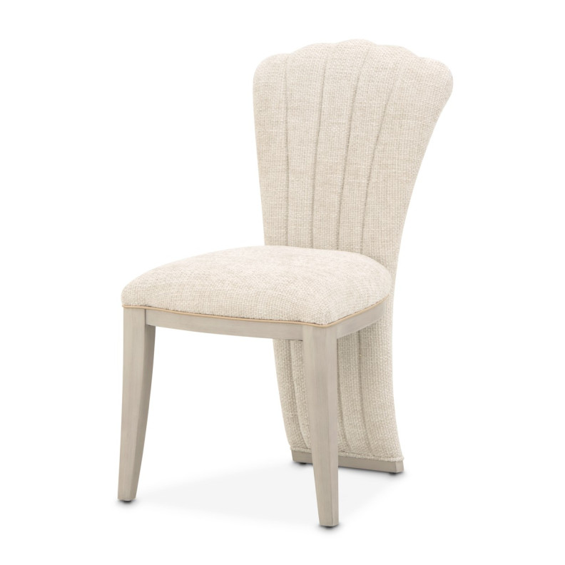 Vanity Chair Fantosini Silver Mist Collection by Michael Amini 9091804-823