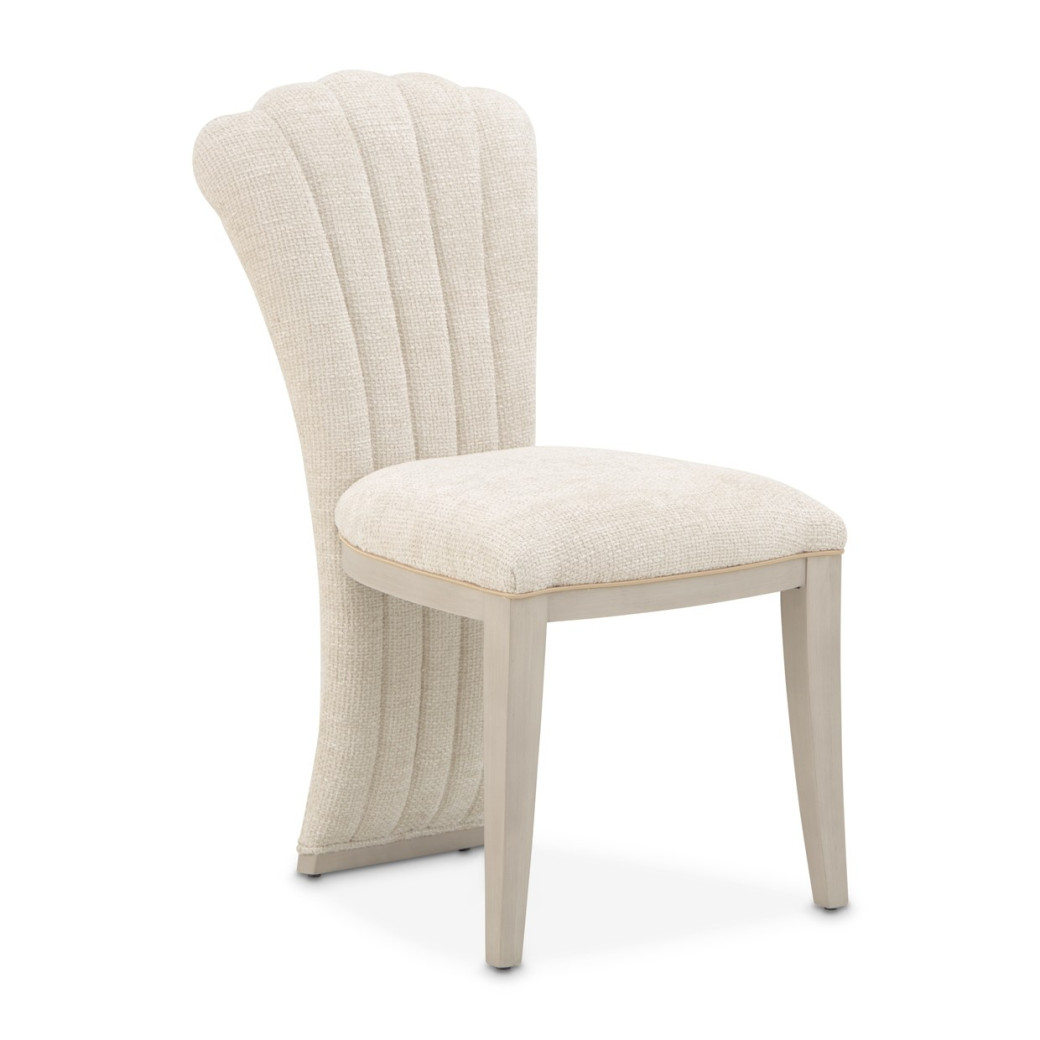 Vanity Chair Fantosini Silver Mist Collection by Michael Amini 9091804-823