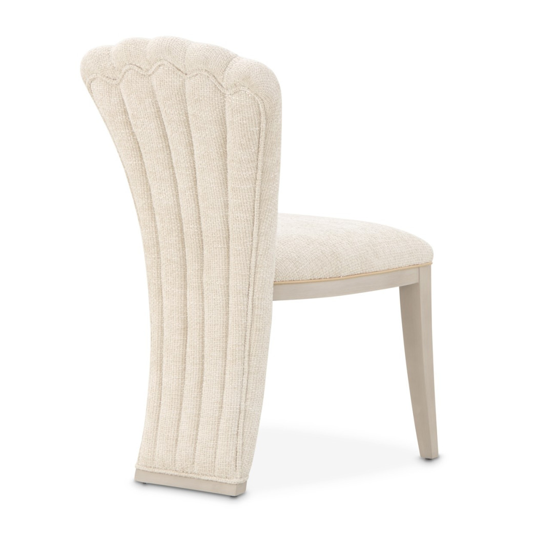 Vanity Chair Fantosini Silver Mist Collection by Michael Amini 9091804-823