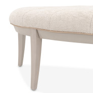 Bed Bench Fantosini Silver Mist Collection by Michael Amini 9091904-823