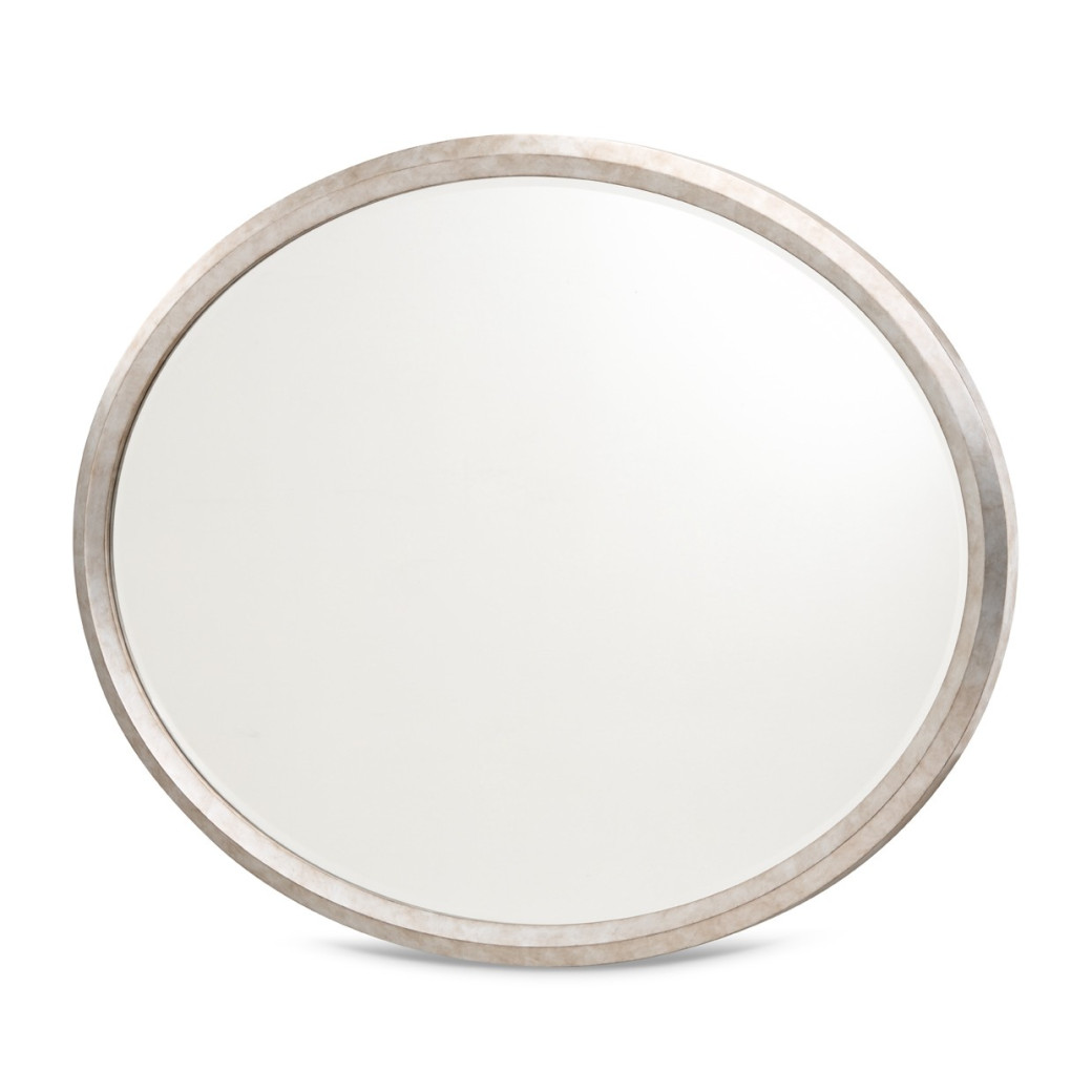 Vanity with Mirror Fantosini Silver Mist Collection By Michael Amini 9091058VAN2-823