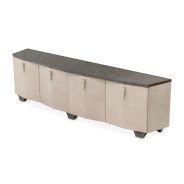 Media Cabinet Fantosini  Silver Mist Collection By Michael Amini 9091081-823