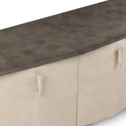 Media Cabinet Fantosini  Silver Mist Collection By Michael Amini 9091081-823