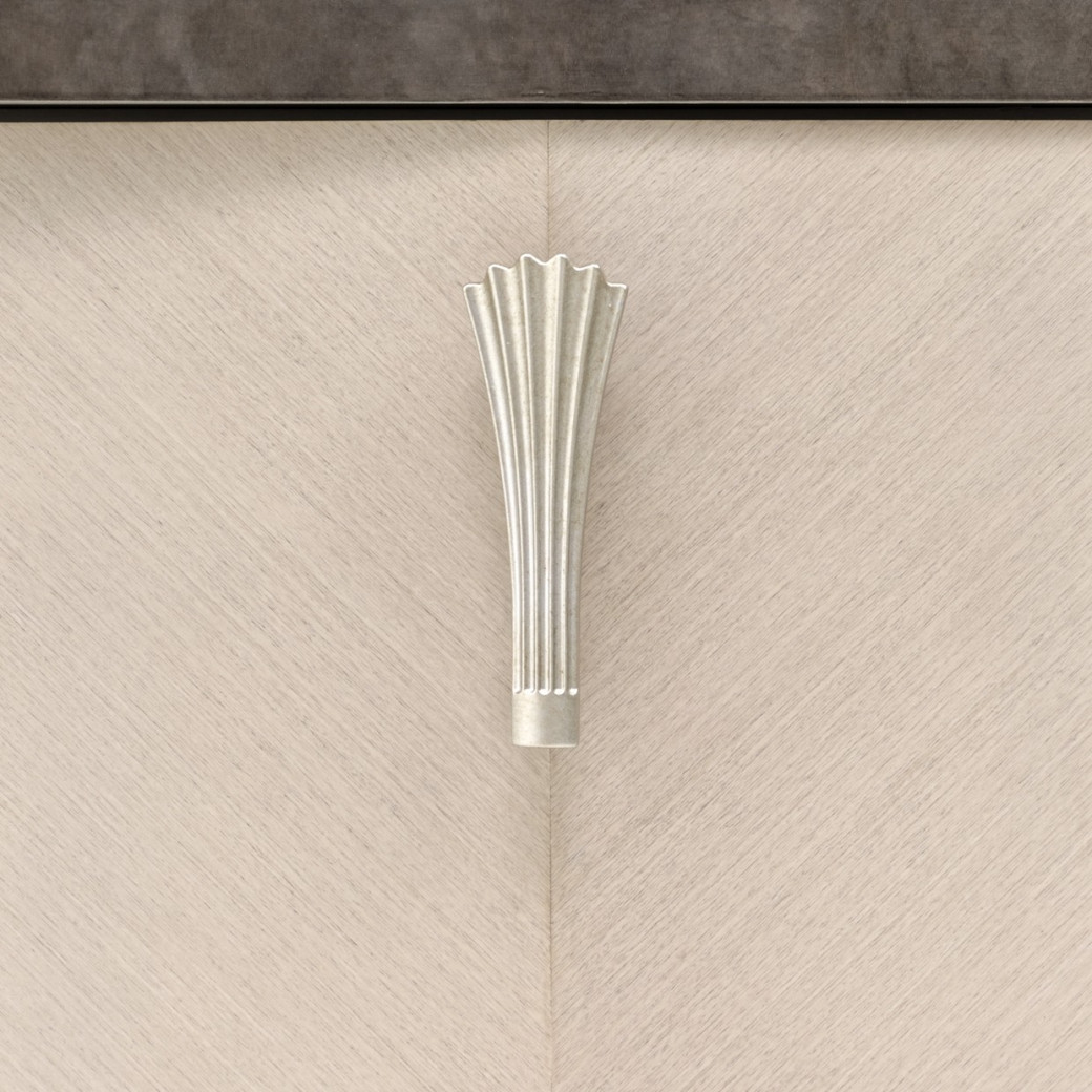 Media Cabinet Fantosini  Silver Mist Collection By Michael Amini 9091081-823