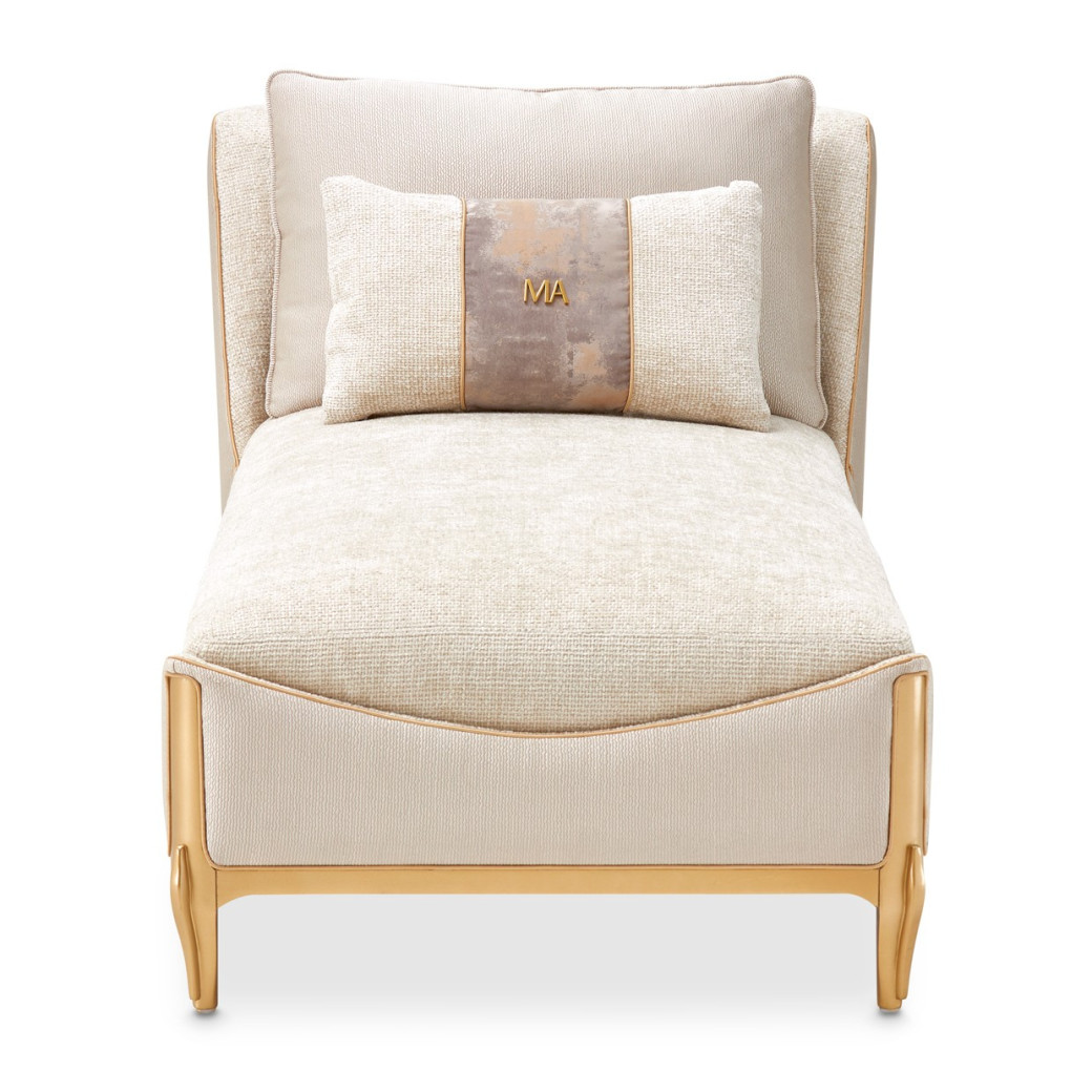 Chaise Cappuccino Light Champagne La Terrazza Collection by Michael Amini 9092841-CPCNO-124
