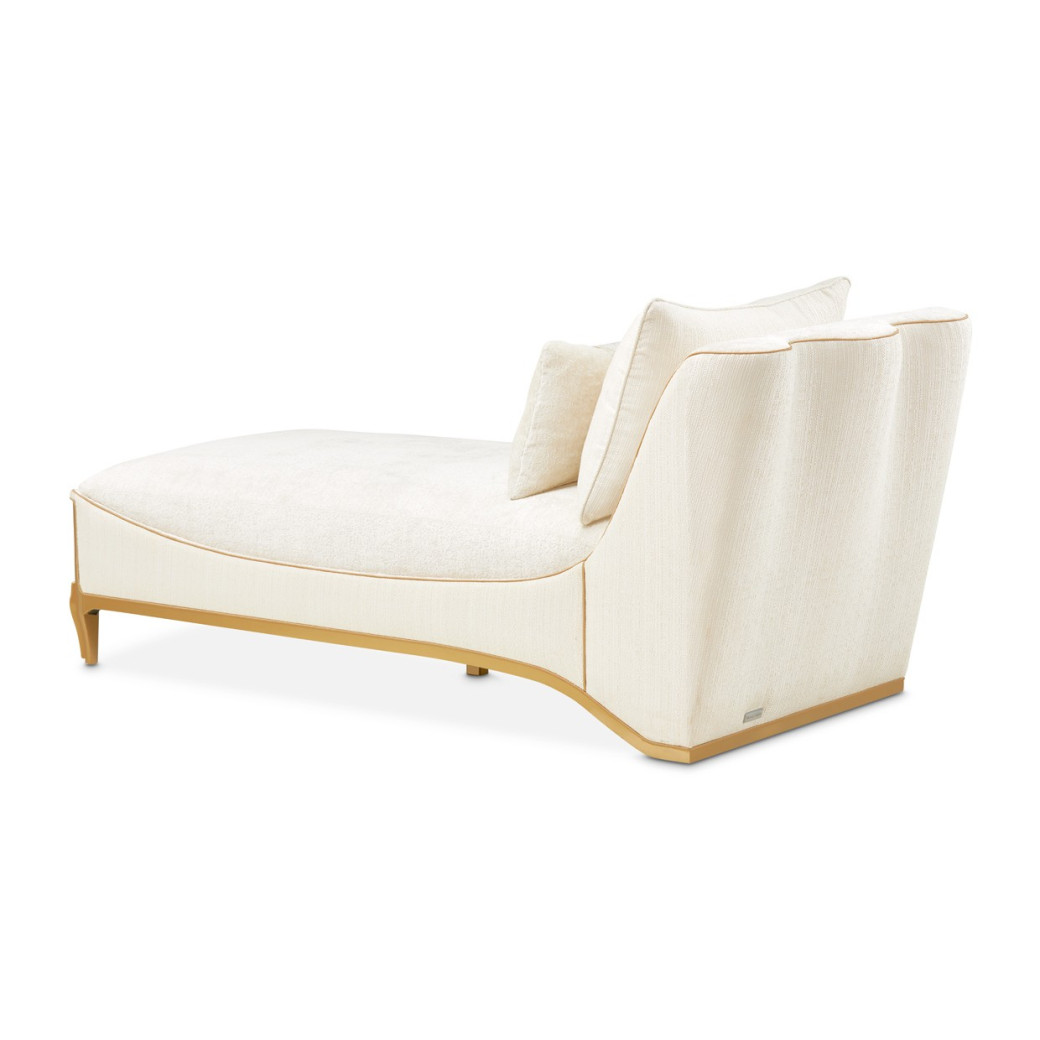 Chaise Starlight Light Champagne La Terrazza Collection by Michael Amini 9092841-STRLT-124