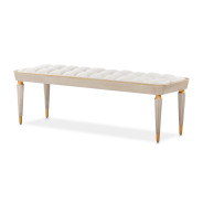 Accent Bench Dove Gray St. Charles Collection by Michael Amini 9088904-803