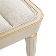 Accent Bench Dove Gray St. Charles Collection by Michael Amini 9088904-803