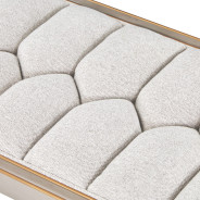 Accent Bench Dove Gray St. Charles Collection by Michael Amini 9088904-803