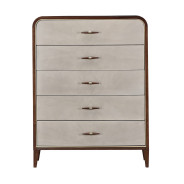 5 Drawer Chest Walnut Houston Collection by Michael Amini  9095070SA-416