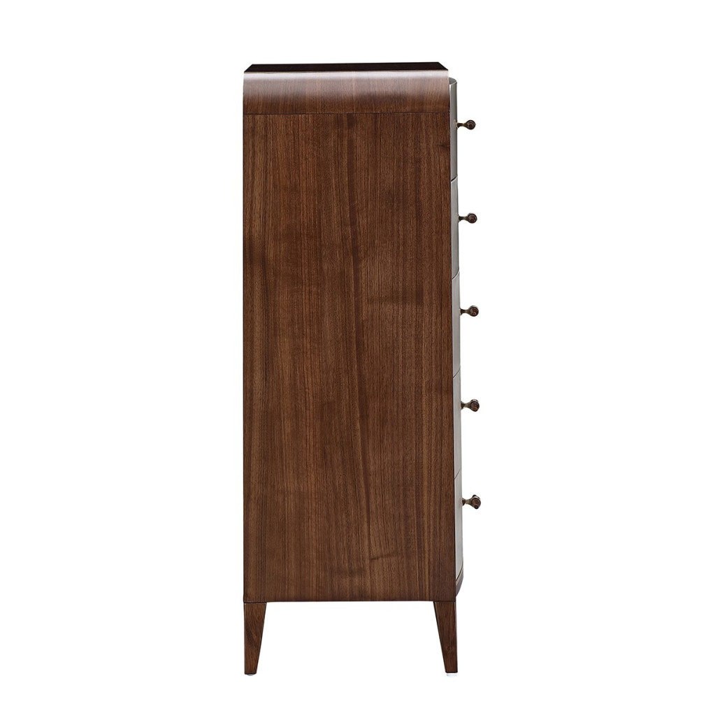 5 Drawer Chest Walnut Houston Collection by Michael Amini  9095070SA-416